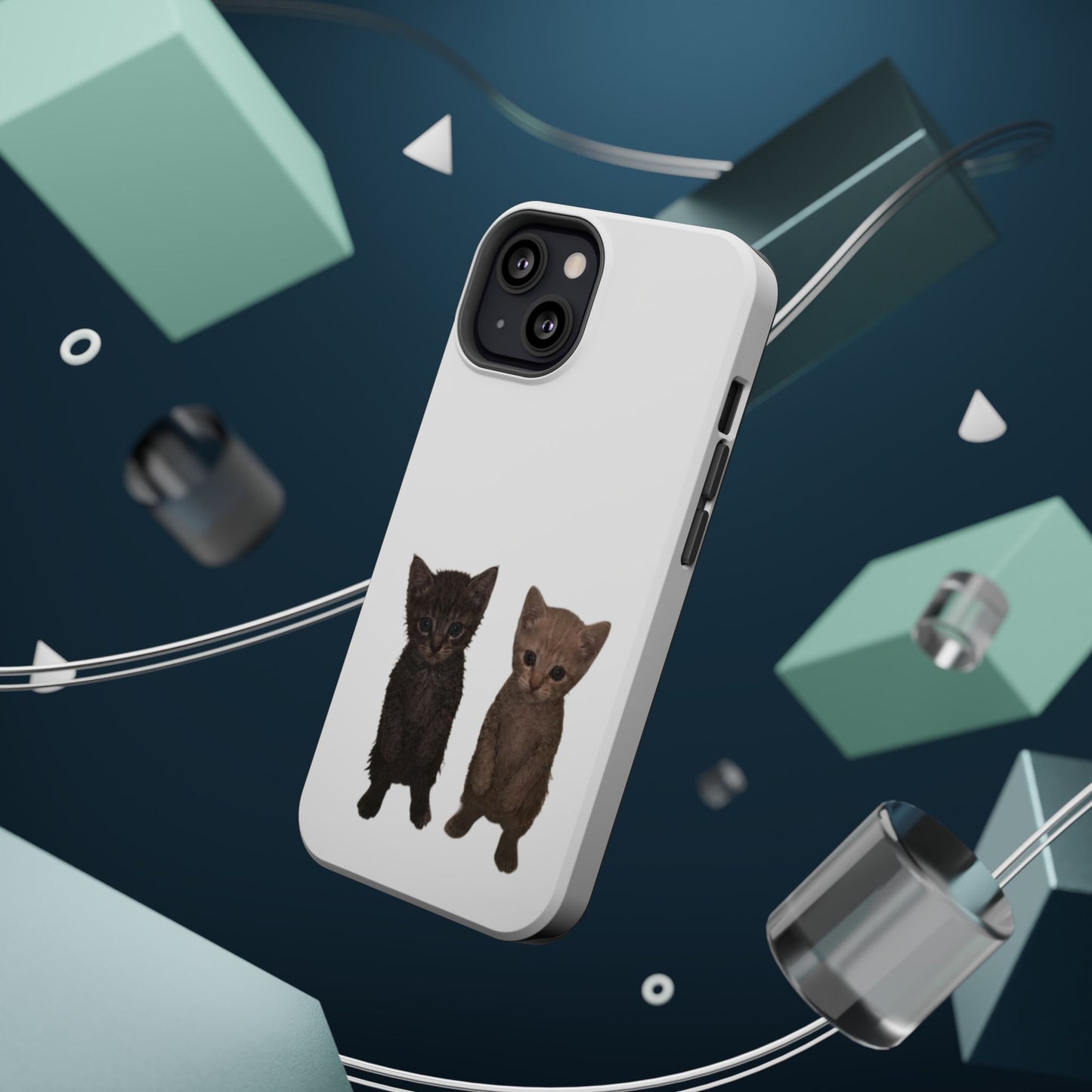 Cute Kittens Magnetic Impact-Resistant Phone Case
