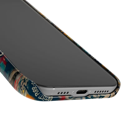 Meow Squad Graffiti Phone Case — Colorful Cat Crew Slim Case