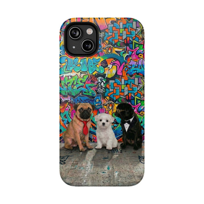 Puppy Squad Graffiti Phone Case — Impact-Resistant Protective Case
