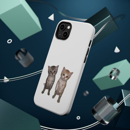 Duo Cute Kitten  Magnetic Impact-Resistant Phone Case