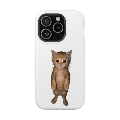 Cute Standing Kitten Magnetic Impact-Resistant Phone Case