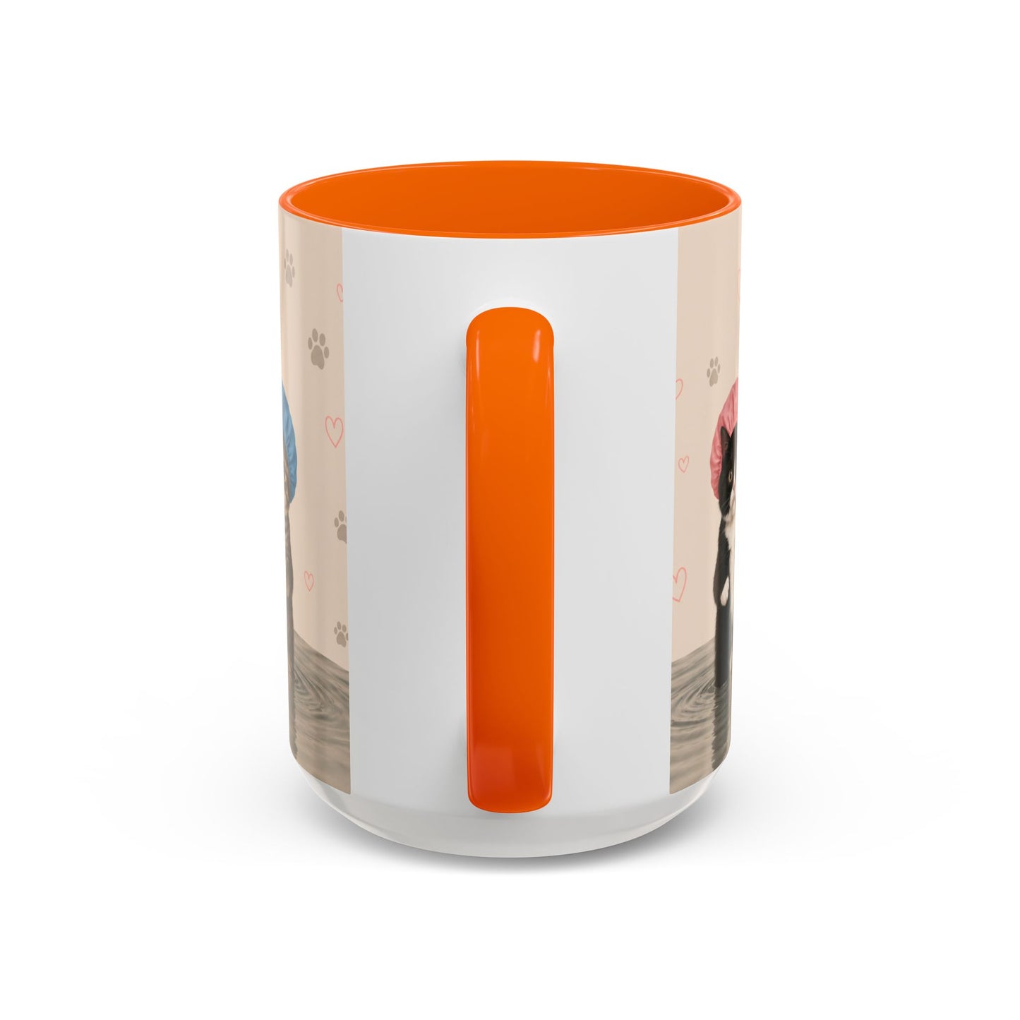 Cute Kittens in Shower Caps Accent Coffee Mug – 11/15oz
