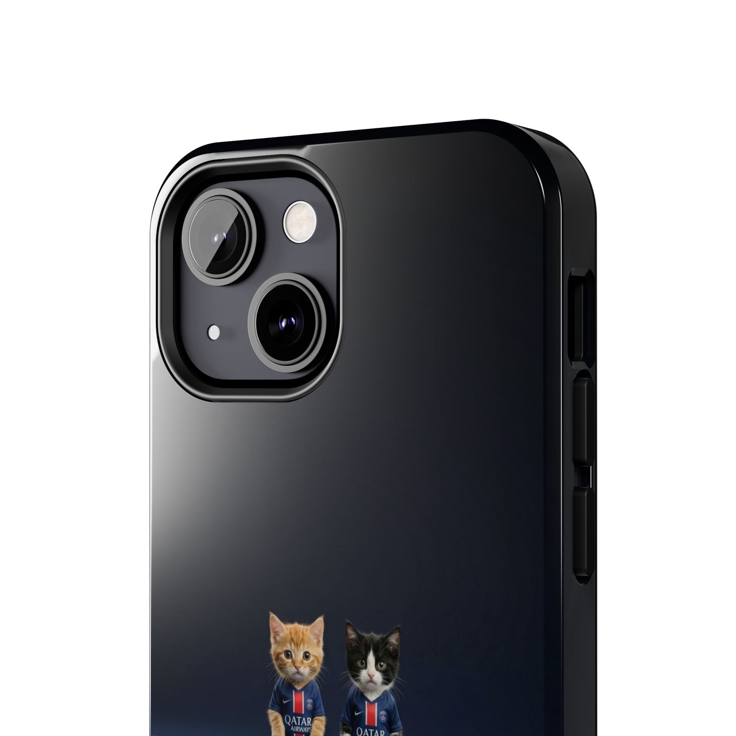 Phone Case — Cute Soccer Cats Design (Kawaii Kitten Football Fans)