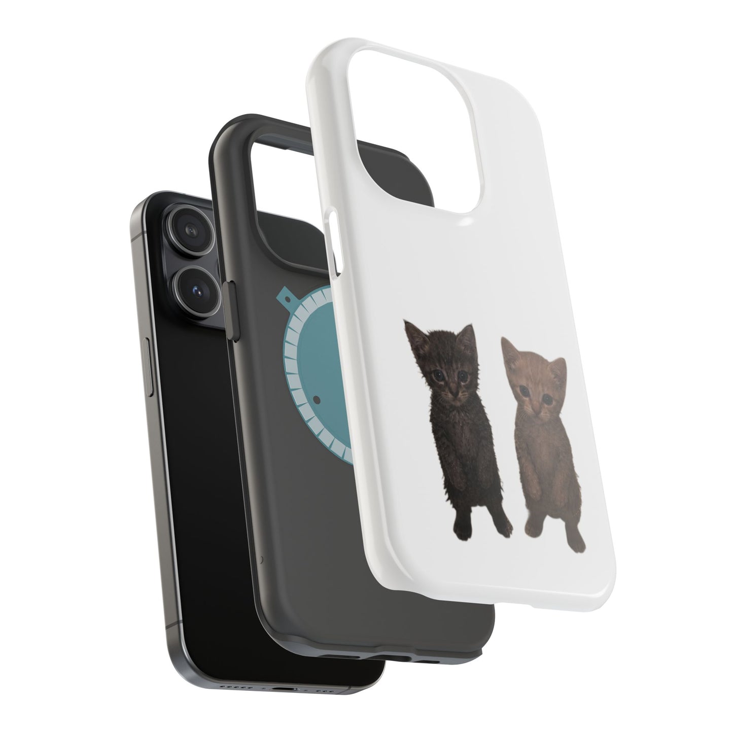 Cute Kittens Magnetic Impact-Resistant Phone Case