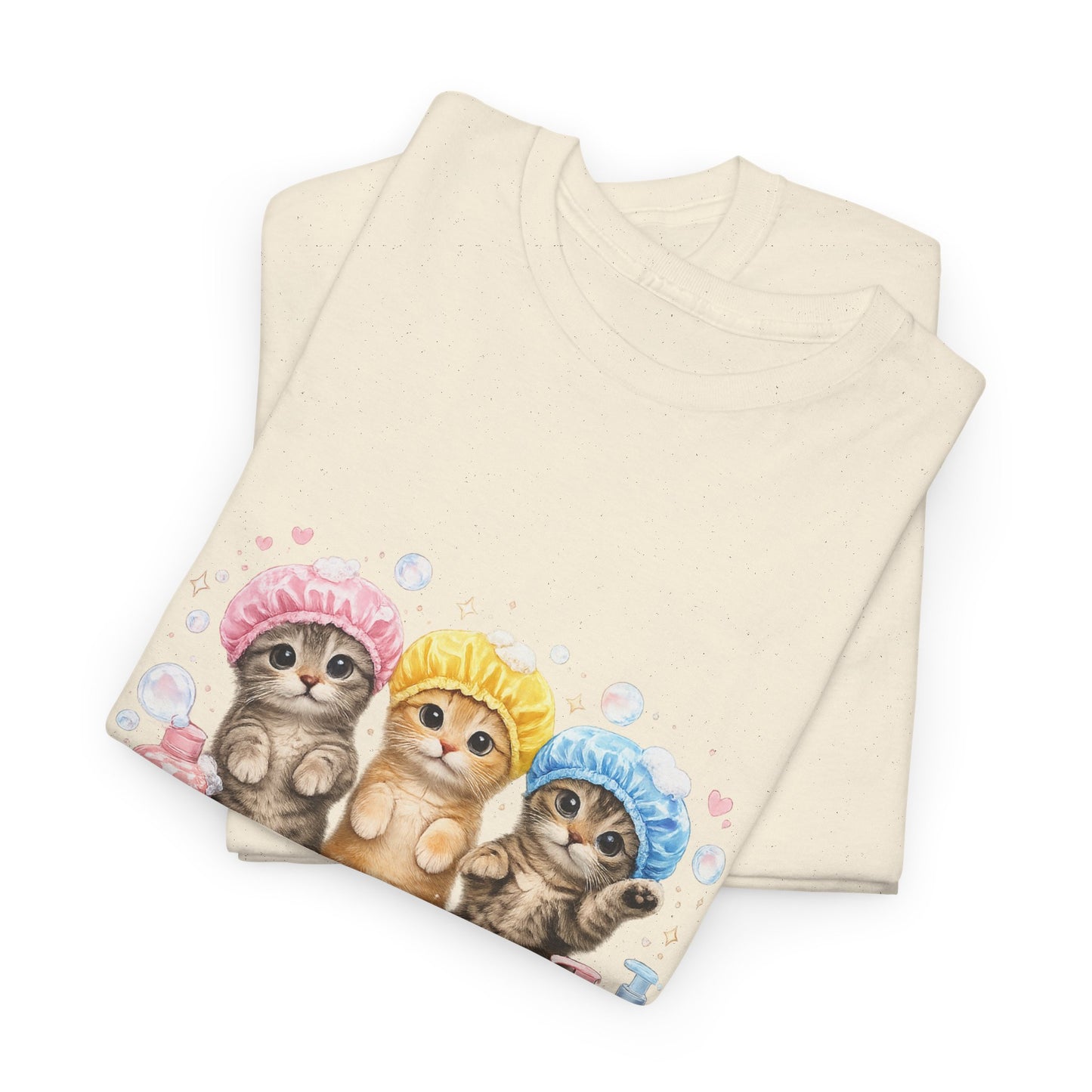 Cute Kittens Bath Time T-Shirt
