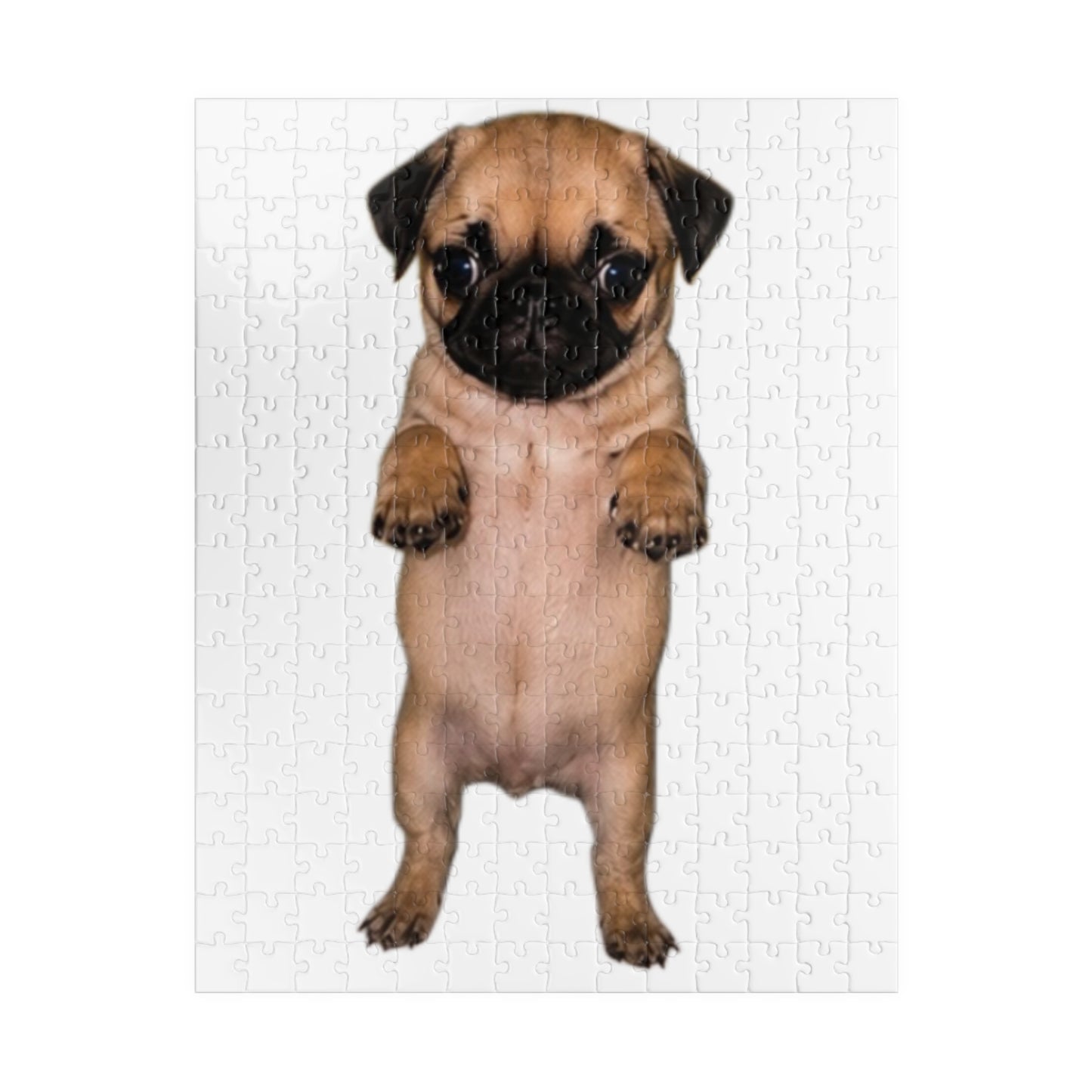 Cute Standing Pug Puppy Jigsaw Puzzle