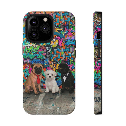 Puppy Squad Graffiti Phone Case — Impact-Resistant Protective Case