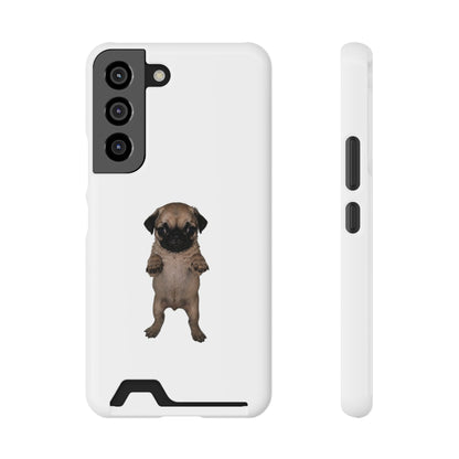Pug Puppy Card-Holder Phone Case