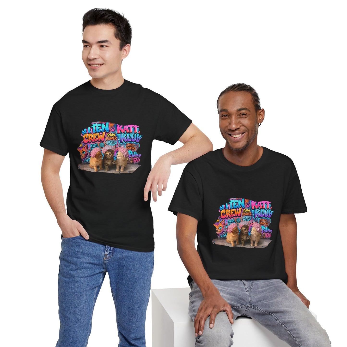 Kitten Crew Graphic Tee — Cute Kittens Cat Lover Shirt