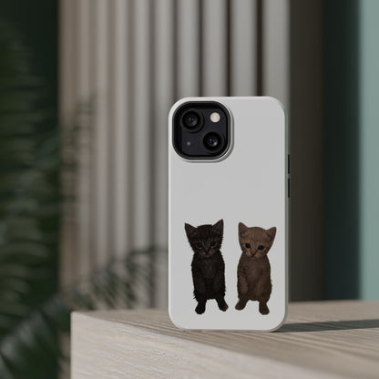 Cute Kittens Magnetic Impact-Resistant Phone Case