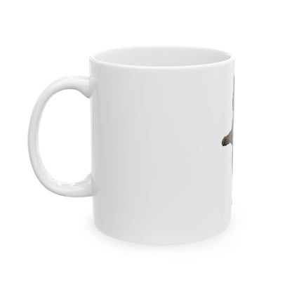 Cute Standing Kitten Ceramic Mug  (11oz & 15oz)