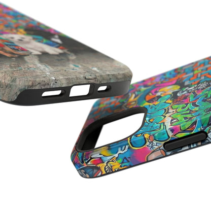 Puppy Squad Graffiti Phone Case — Impact-Resistant Protective Case