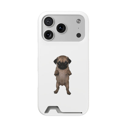 Pug Puppy Card-Holder Phone Case
