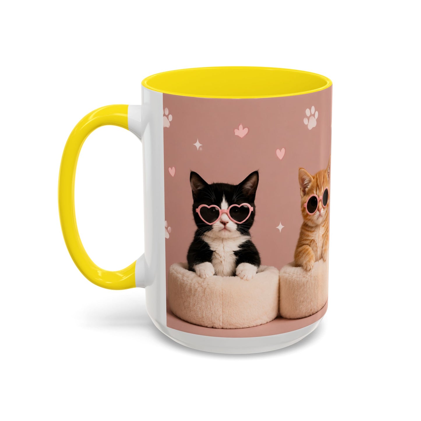 Cute Cat Lovers Coffee Mug - 11 & 15oz - Perfect Gift for Pet Owners