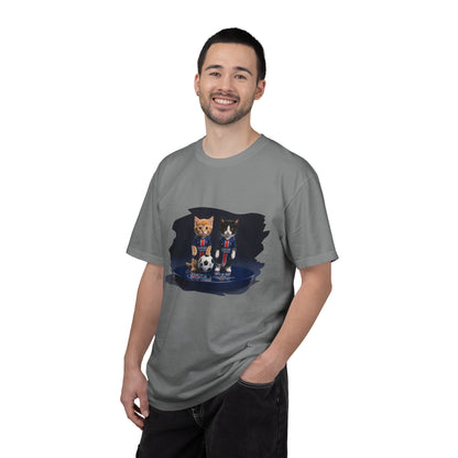 Cat Soccer Players T‑Shirt — Cute Kitten Football Graphic Tee
