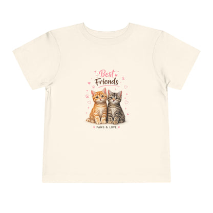Best Friends Kitten Toddler Tee — Paws & Love Cute Cat Shirt
