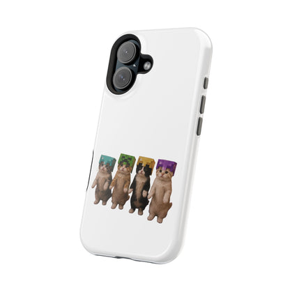 Dancing Kittens Minecraft Helmet Magnetic Impact-Resistant Phone Case