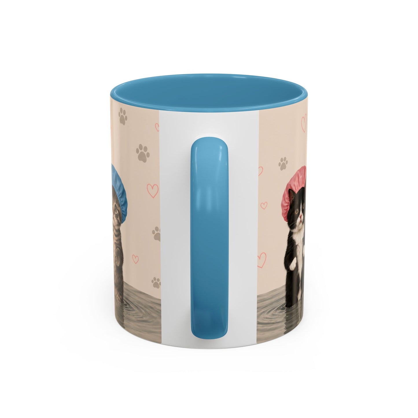 Cute Kittens in Shower Caps Accent Coffee Mug – 11/15oz