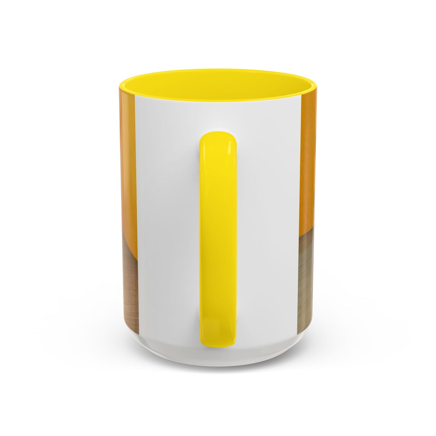 Yellow Cat Bananas Accent Coffee Mug — Cute Kittens in Yellow Room (11/15 oz)