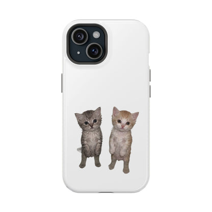 Duo Cute Kitten  Magnetic Impact-Resistant Phone Case