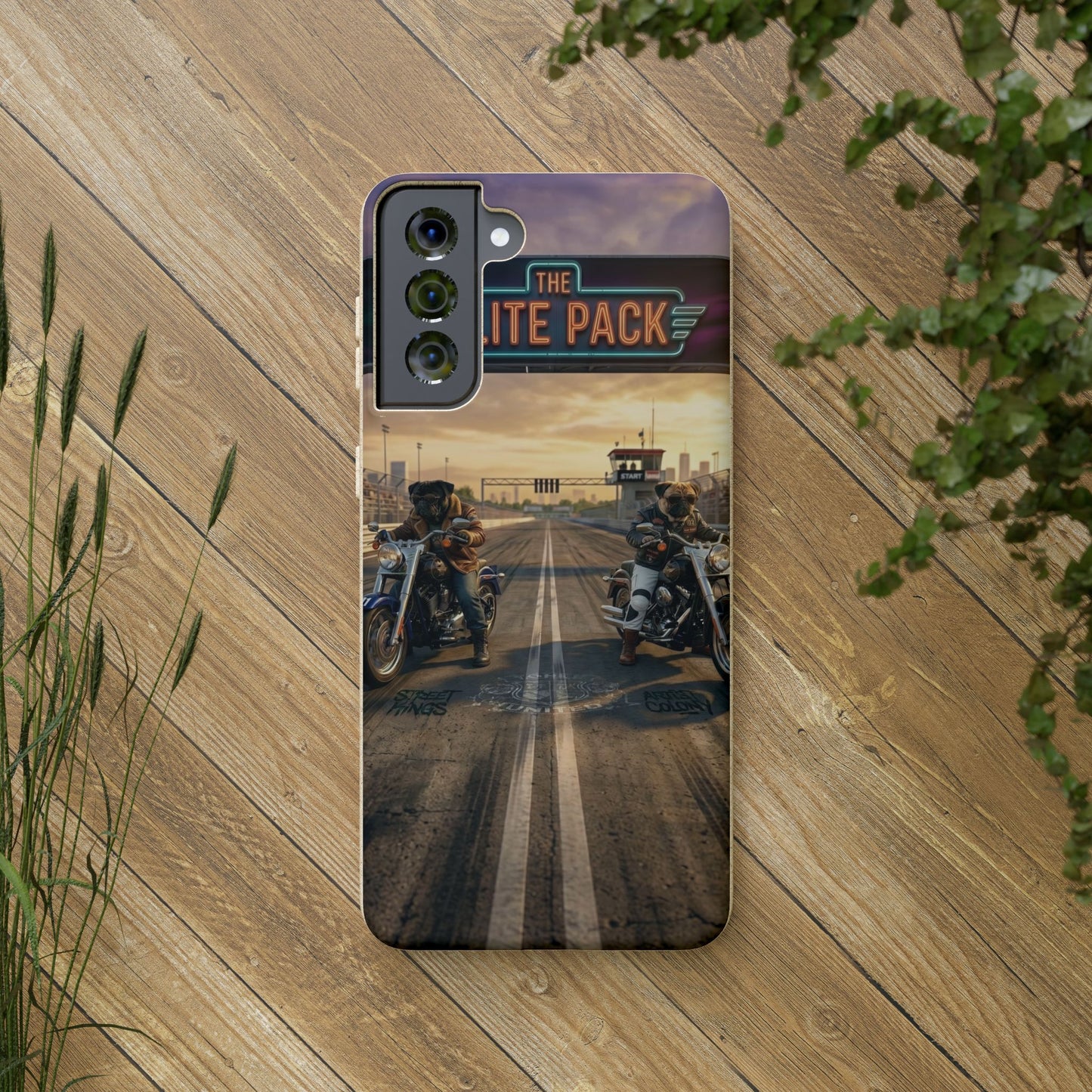 Motorcycle Road Trip Biodegradable Phone Case