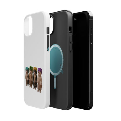 Dancing Kittens Minecraft Helmet Magnetic Impact-Resistant Phone Case