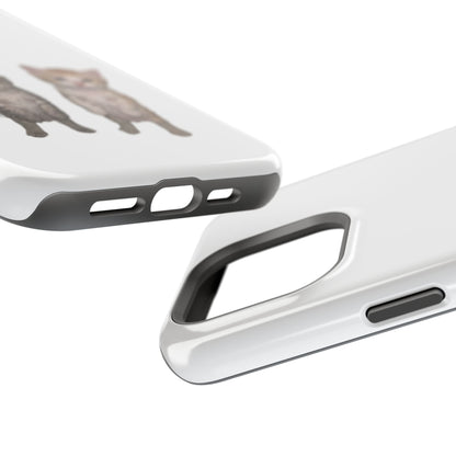 Duo Cute Kitten  Magnetic Impact-Resistant Phone Case