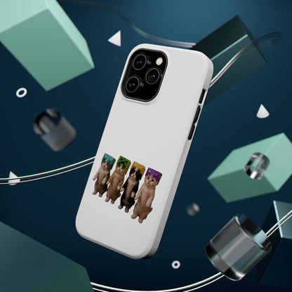 Dancing Kittens Minecraft Helmet Magnetic Impact-Resistant Phone Case