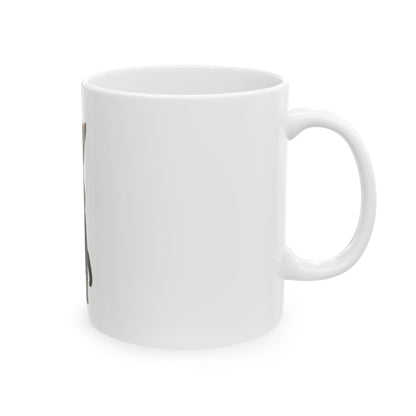 Cute Standing Kitten Ceramic Mug  (11oz & 15oz)