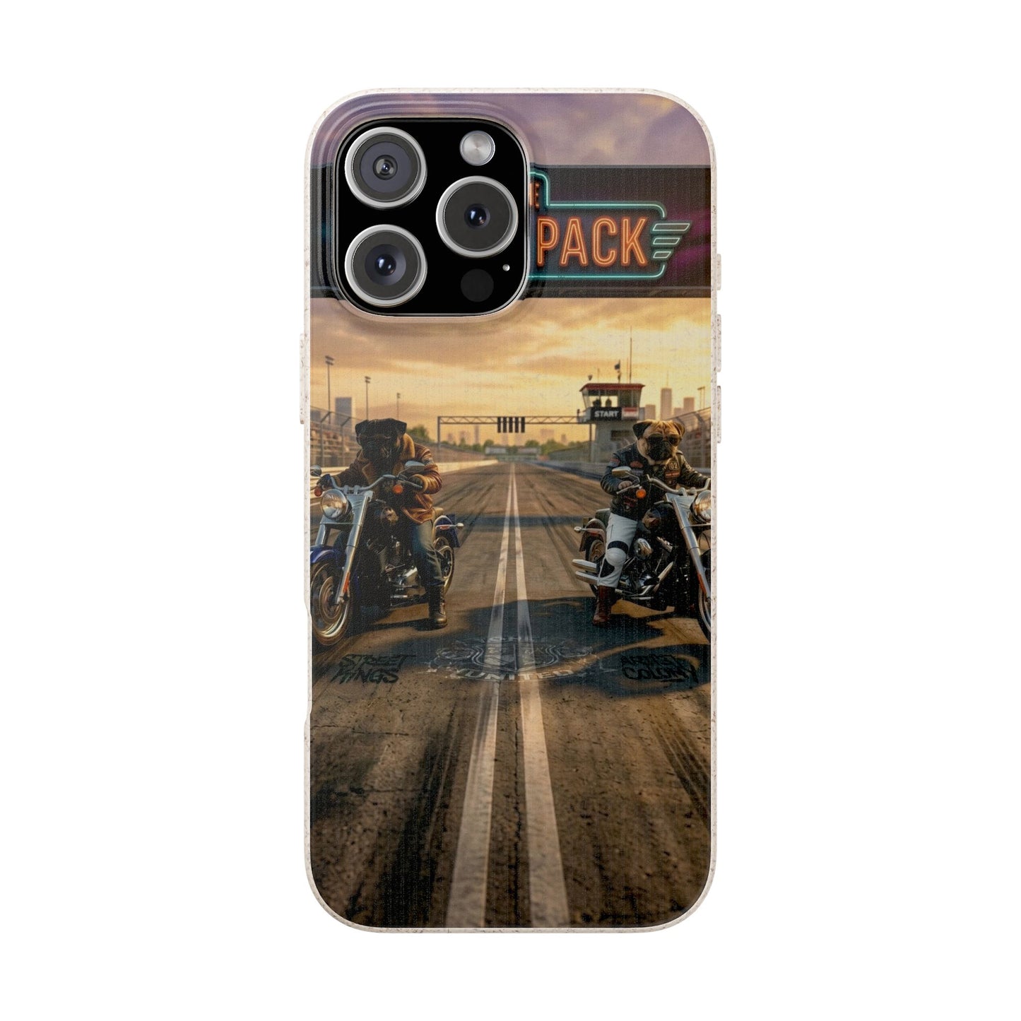 Motorcycle Road Trip Biodegradable Phone Case