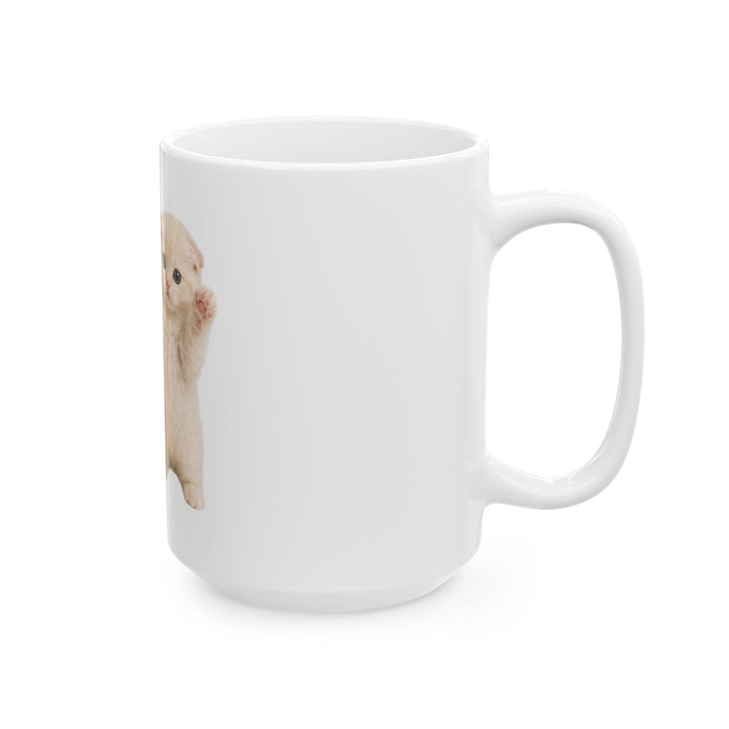 Cute Cat Kitten Pair Ceramic Mug