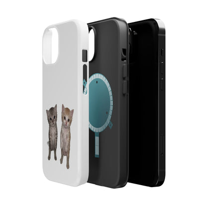 Duo Cute Kitten  Magnetic Impact-Resistant Phone Case