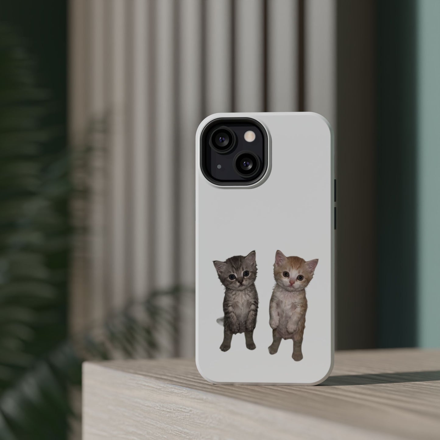 Duo Cute Kitten  Magnetic Impact-Resistant Phone Case