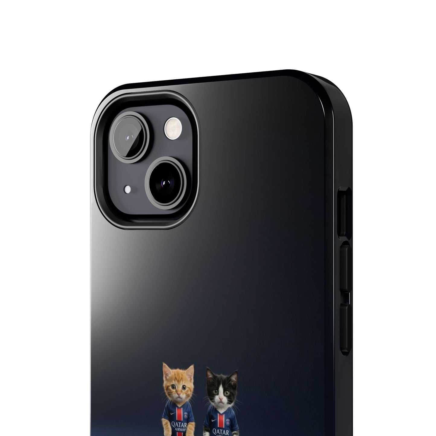 Phone Case — Cute Soccer Cats Design (Kawaii Kitten Football Fans)