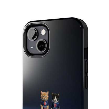 Phone Case — Cute Soccer Cats Design (Kawaii Kitten Football Fans)