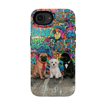 Puppy Squad Graffiti Phone Case — Impact-Resistant Protective Case