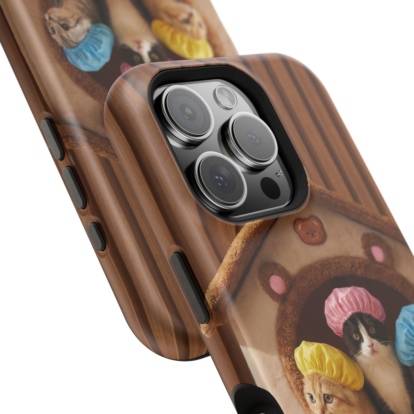 Cute Kittens in Cozy House Phone Case — Magnetic Impact-Resistant Case