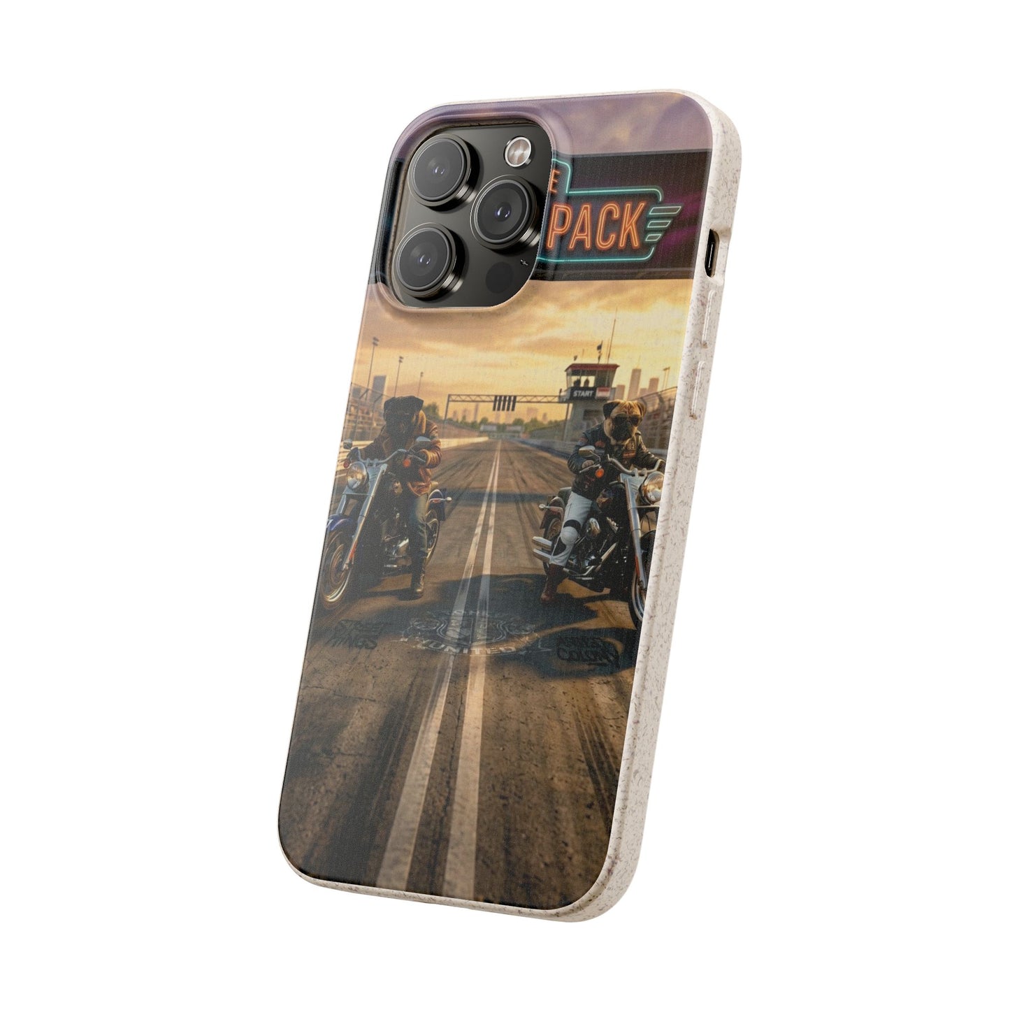 Motorcycle Road Trip Biodegradable Phone Case