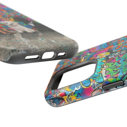 Puppy Squad Graffiti Phone Case — Impact-Resistant Protective Case