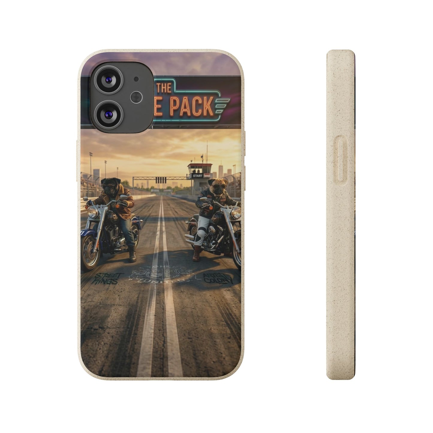 Motorcycle Road Trip Biodegradable Phone Case