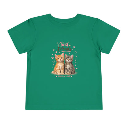 Best Friends Kitten Toddler Tee — Paws & Love Cute Cat Shirt