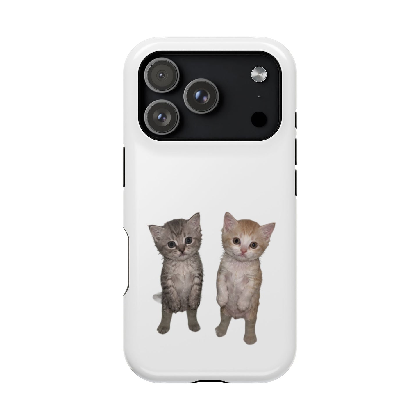 Duo Cute Kitten  Magnetic Impact-Resistant Phone Case