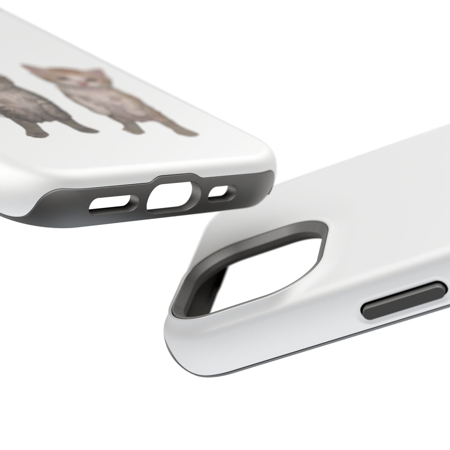 Duo Cute Kitten  Magnetic Impact-Resistant Phone Case
