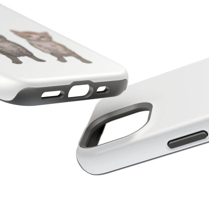 Duo Cute Kitten  Magnetic Impact-Resistant Phone Case