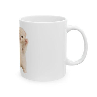 Cute Cat Kitten Pair Ceramic Mug