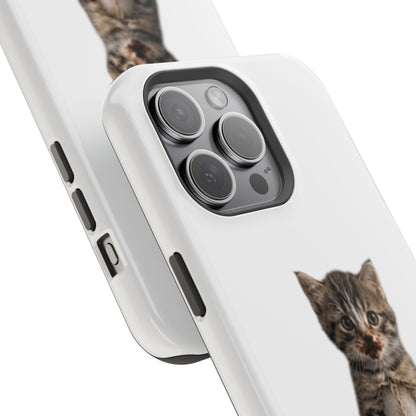 Cute Standing Kitten Magnetic Impact-Resistant Phone Case
