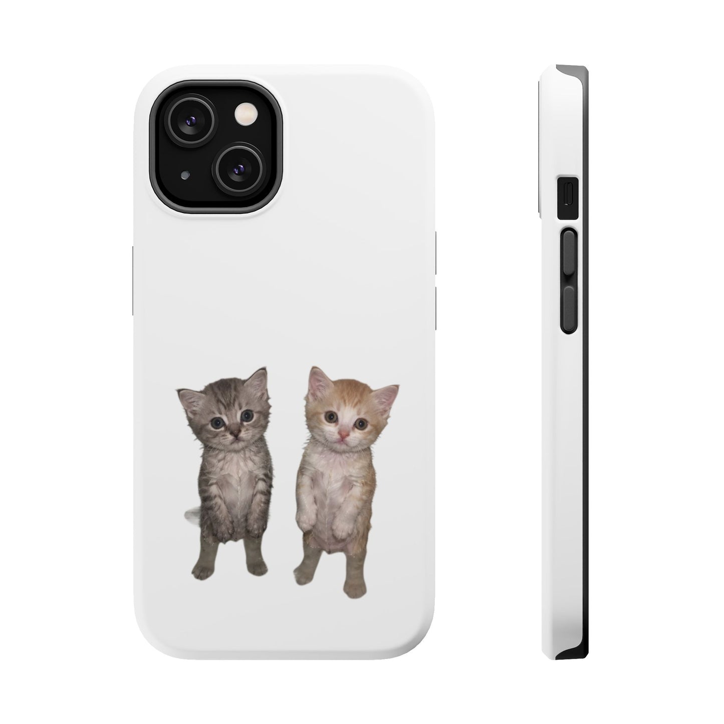Duo Cute Kitten  Magnetic Impact-Resistant Phone Case