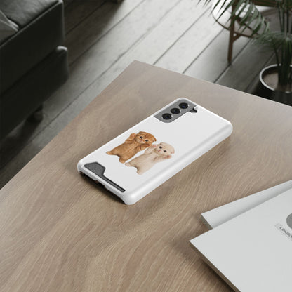 Cute Kittens Phone Case with Card Holder