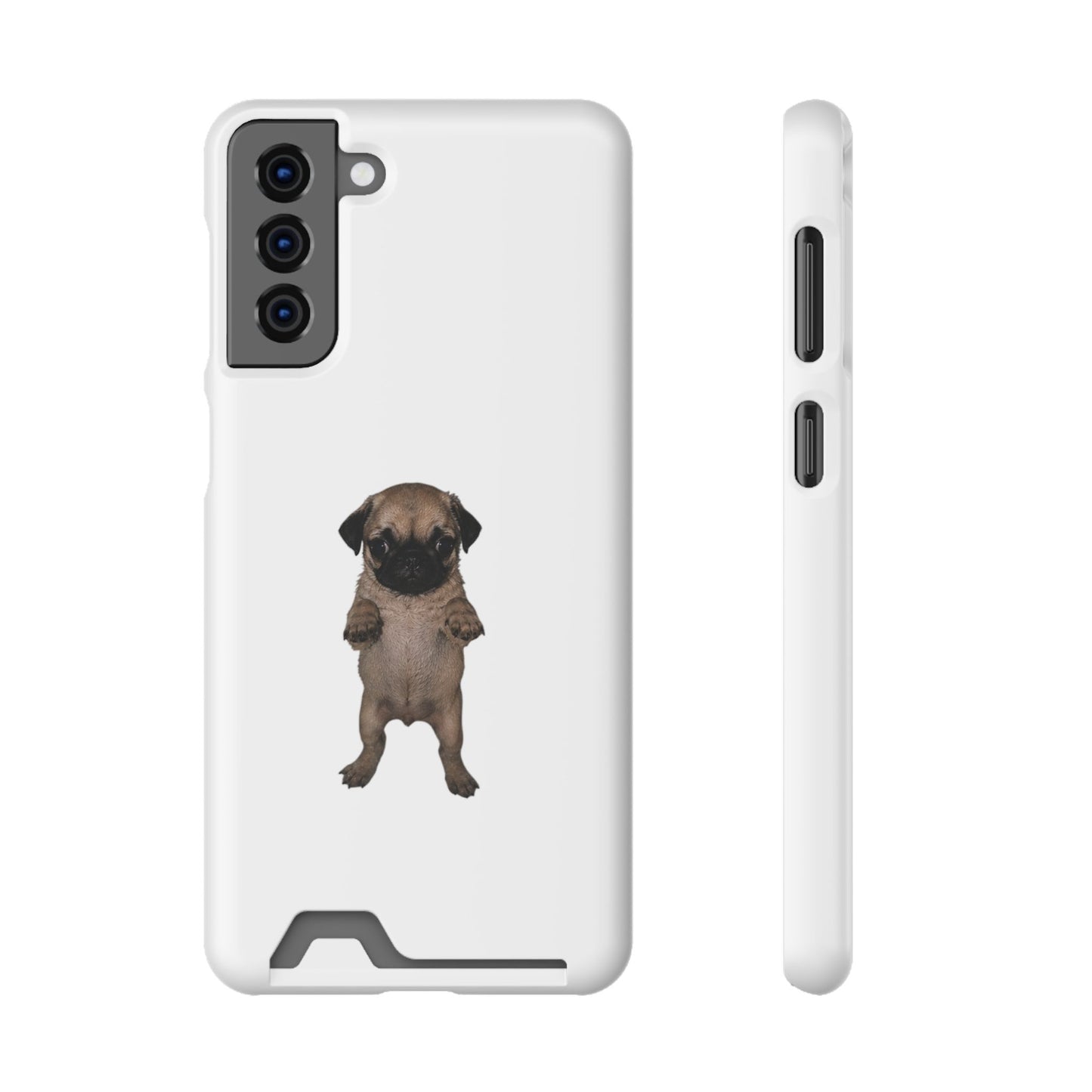 Pug Puppy Card-Holder Phone Case