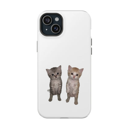 Duo Cute Kitten  Magnetic Impact-Resistant Phone Case